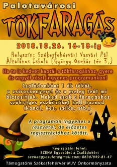 Tökfaragásra várja a családokat a SZÉNA Egyesület pénteken